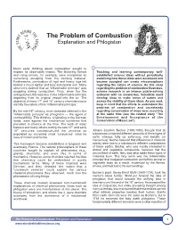 The Problem of Combustion S