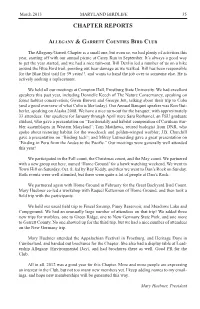 Chapter Reports