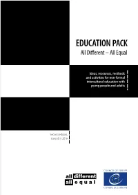 Education Pack “All Different - All Equal”