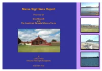 Marae Sightlines Report
