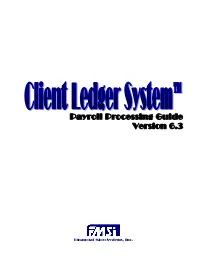 Payroll Guide