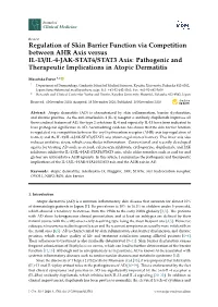 Regulation of Skin Barrier Function Via Competition Between AHR Axis