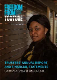 Trustees' Annual Report and Financial Statements