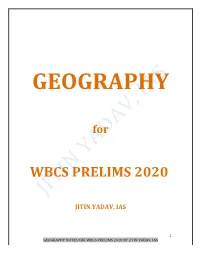 Wbcs Prelims 2020