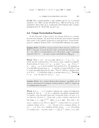 6.6. Unique Factorization Domains 289