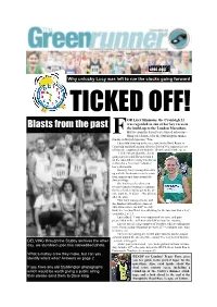 Blasts from the Past the Build-Up to the London Marathon