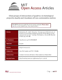 Chow Groups of Intersections of Quadrics Via Homological Projective Duality and (Jacobians Of) Non-Commutative Motives