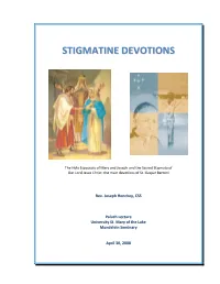 Stigmatine Devotions ===2===