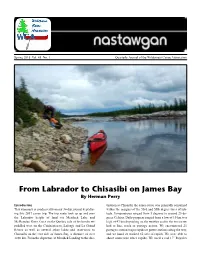 From Labrador to Chisasibi on James Bay by Herman Perry