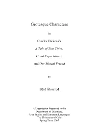 Grotesque Characters