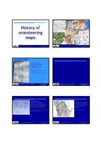 History of Orienteering Maps