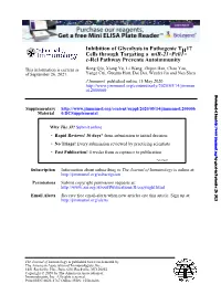 Inhibition of Glycolysis in Pathogenic TH17 Cells Through Targeting a -21Mir −Peli1− C-Rel Pathway Prevents Autoimmunity