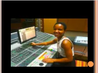 Nonhlanhla F. Buthelezi Studio Engineer I Recording Engineer I Audio Visual I Lighting Technician I Live Sound Technician
