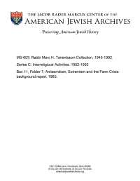 MS-603: Rabbi Marc H