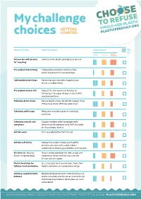 My Challenge Choices GETTING