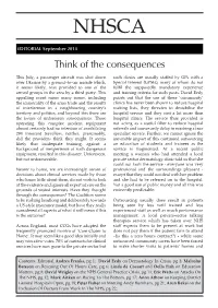 Think of the Consequences