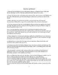 1 Doctrine of Ishmael 1. Ishmael Was the Firstborn Son of Abraham By