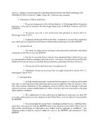 1 Rule 8.2 Regulations for Enclosures Preventing The