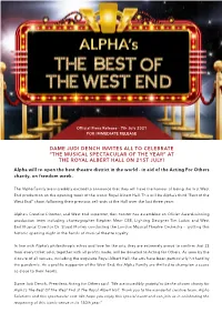 7Th July 2021 for IMMEDIATE RELEASE