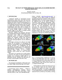 P5.3 the Utility of Three-Dimensional Radar Displays in Severe Weather Warning Operations