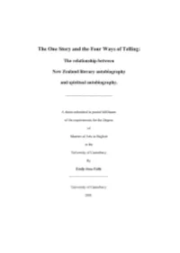 The One Story and the Four Ways of Telling