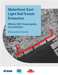 Waterfront East Light Rail Transit Extension