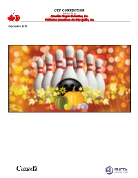 CTF CONNECTION Published by the Canadian Tenpin Federation, Inc