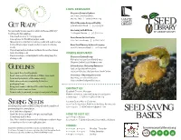 Seed Saving Basics