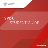 Spbu STUDENT GUIDE
