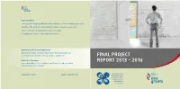 Final Project Report 2013