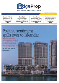 Positive Sentiment Spills Over to Iskandar