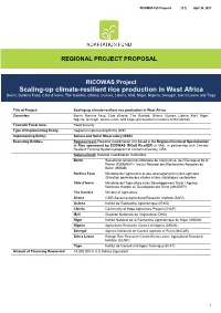 Scaling-Up Climate-Resilient Rice Production in West Africa