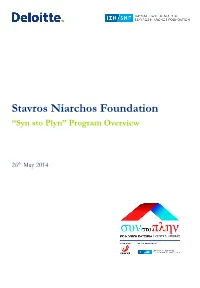 Syn Sto Plyn” Program Overview