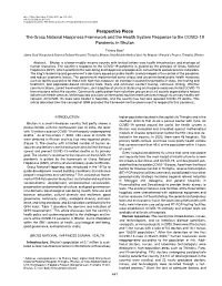 The Gross National Happiness Framework and the Health System Response to the COVID-19 Pandemic in Bhutan