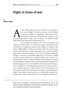 Flight in Times of War