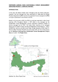 Ngr Sfm) Project: a Special Report