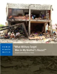 “What Military Target Was in My Brother's
