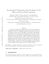 An Asymptotic-Preserving All-Speed Scheme for the Euler and Navier-Stokes Equations