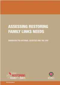 Assessing Restoring Family Links Needs