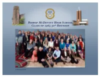 Bishop Mcdevitt Class of 1963, 50Th Reunion