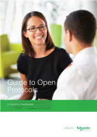 Guide to Open Protocols in Building Automation Overview