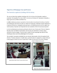 Vignettes of Winnipeg: Past and Present