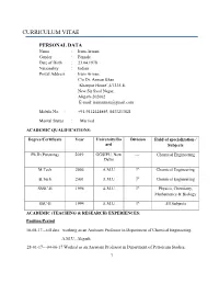 Curriculum Vitae