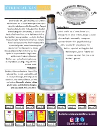 ETHEREAL GIN Batch 15