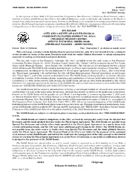 Final Official Statement, It Must Be Available from the MSRB