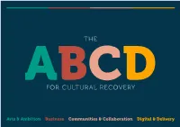 FOR CULTURAL RECOVERY Introduction