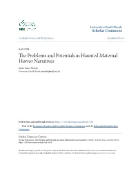 The Problems and Potentials in Haunted Maternal Horror Narratives