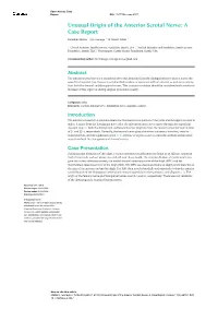 19408-Unusual-Origin-Of-The-Anterior-Scrotal-Nerve-A-Case-Report.Pdf