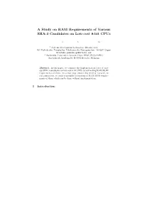 A Study on RAM Requirements of Various SHA-3 Candidates on Low-Cost 8-Bit Cpus