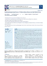 Epidemiological Patterns of Tuberculosis Disease in the Babol, Iran